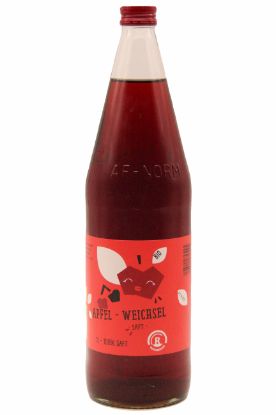 Picture of Bio-Apfel-Weichsel-Saft 1 Liter