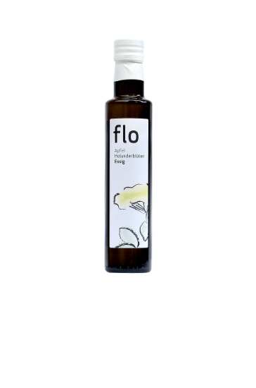 Bild von flo Bio- Apfel Holunderblüten Essig 250ml / farm-life-organic