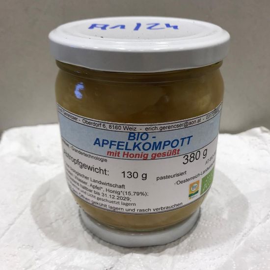 Picture of Bio-Kompott Apfel - mit Honig gesüßt