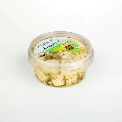 Bild von Schafkäse in Kräuteröl